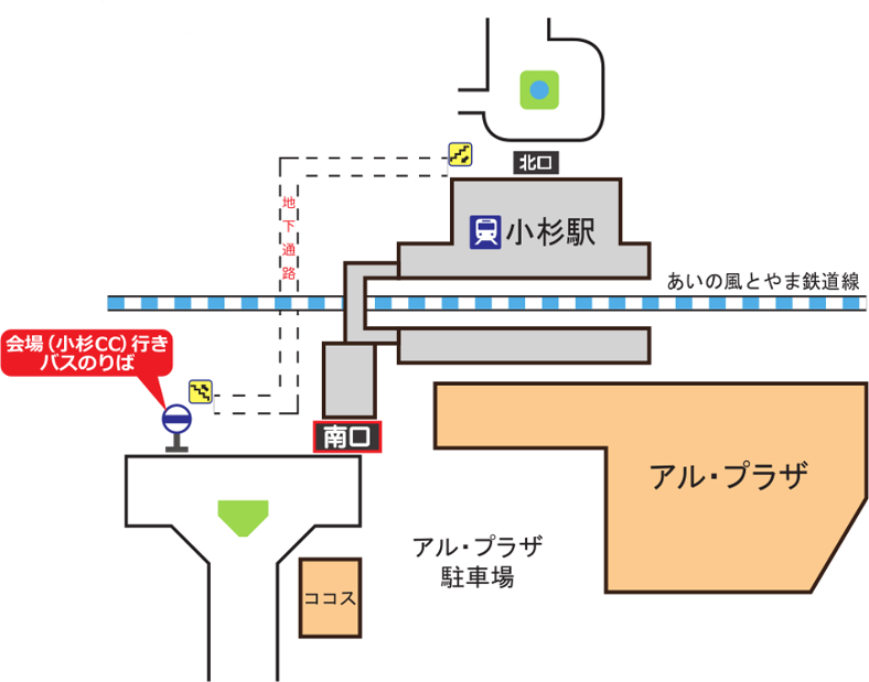 小杉駅地図